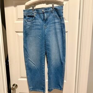 AYR Light Blue Cropped Ankle Jeans